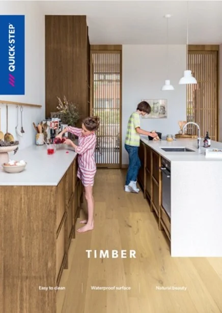 Quick-Step timber flooring brochure cover
