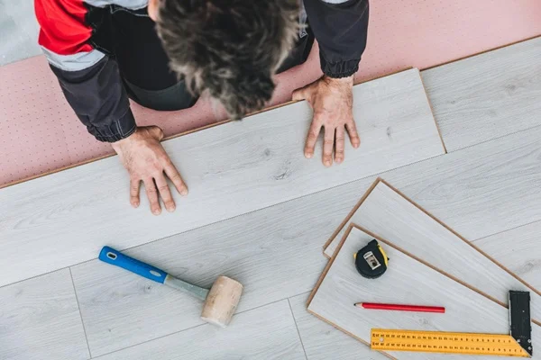Laminate timber-look flooring installed in a contemporary Sydney living space