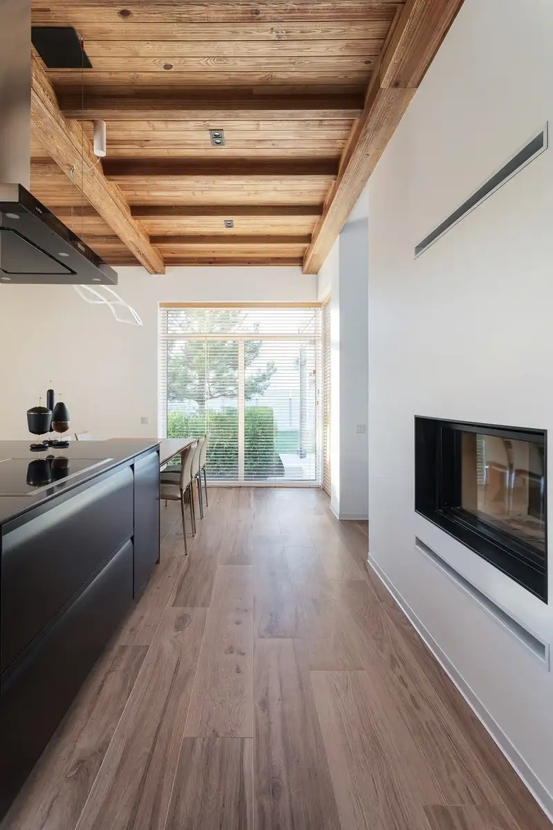 Inner West terrace hallway restored with rich hardwood flooring